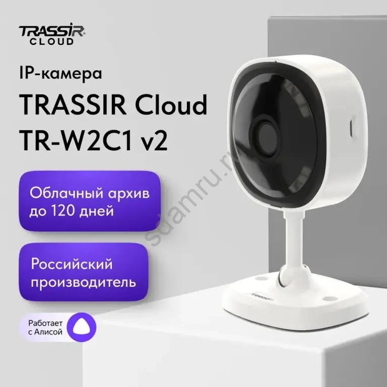 Видеокамера TRASSIR TR-W2C1v2 2.8