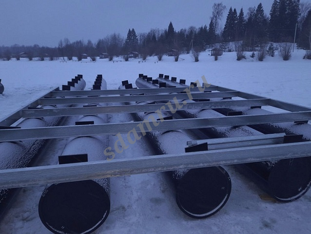 Пластиковые понтоны