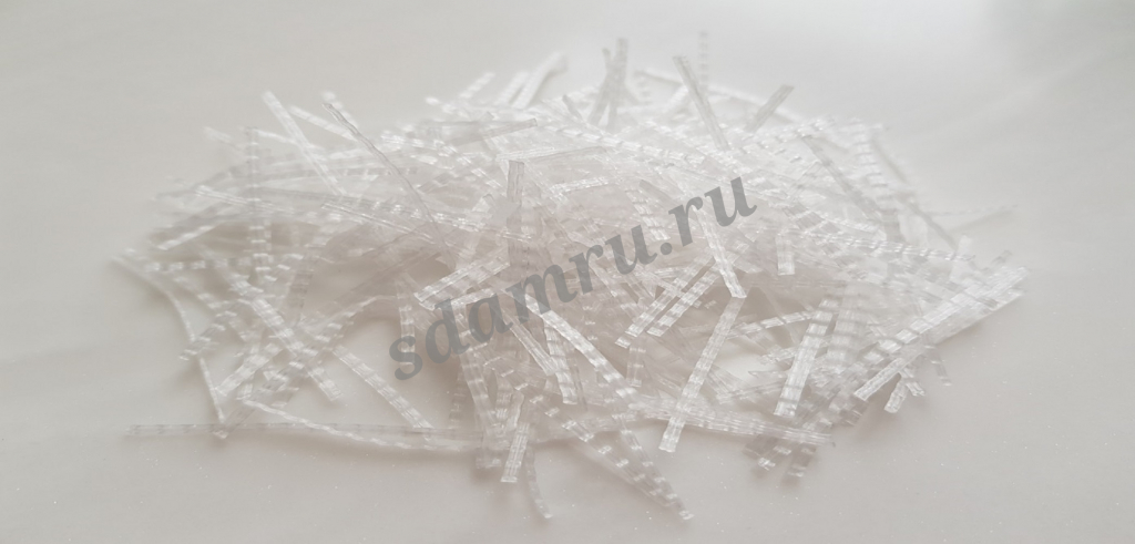 Фибра полипропиленовая Makro Wave. Макрофибра