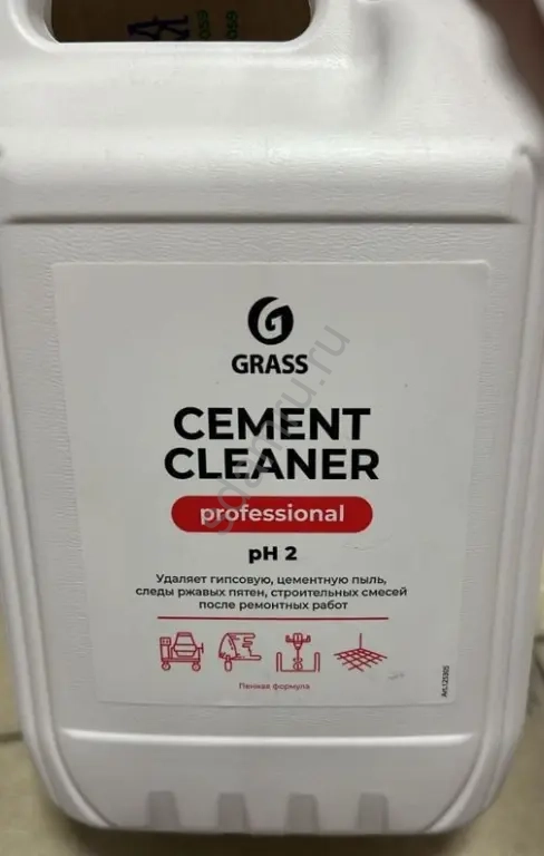 Средство для уборки после строите grass cement